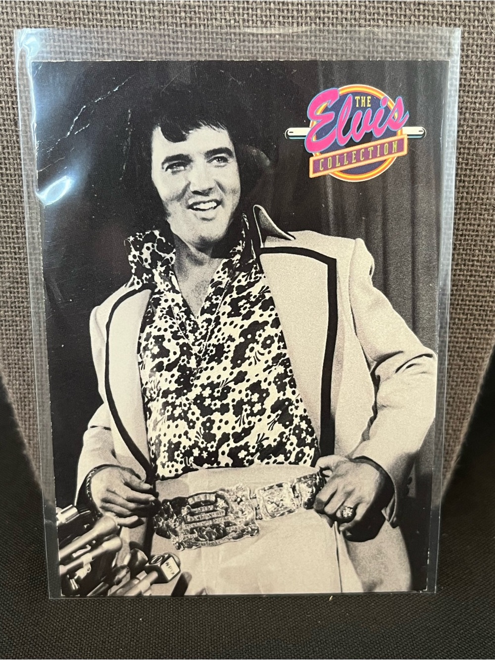1992 The Elvis Collection Vintage Black & White Icon Trading Card